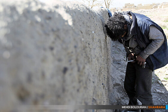 مصرف مواد مخدر در حاشیه شهر مشهد