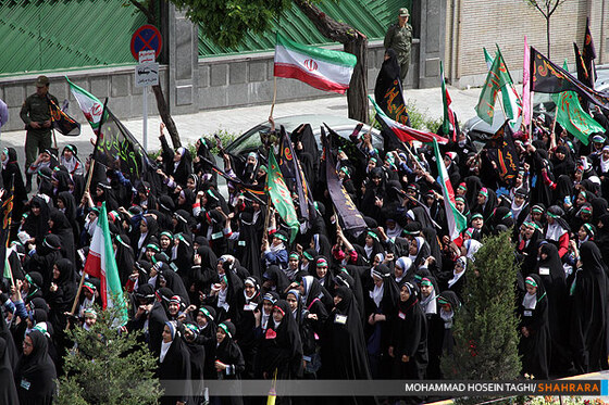 راهپیمایی حافظان حجاب