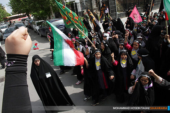 راهپیمایی حافظان حجاب
