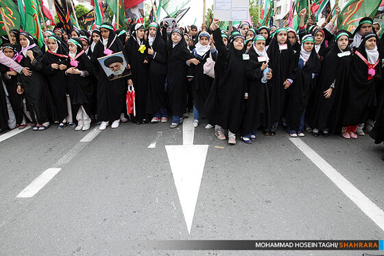 راهپیمایی حافظان حجاب