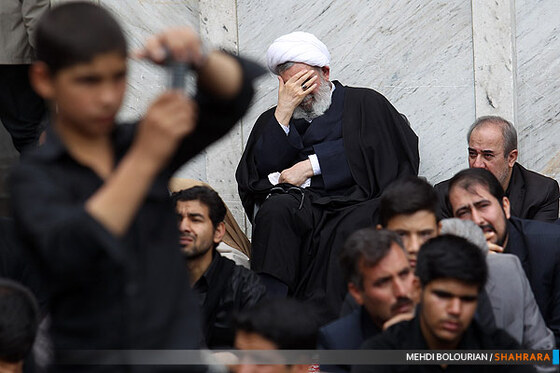 اجتماع عظیم عزاداران فاطمی و تشییع پیکر پاک 2 شهید گمنام