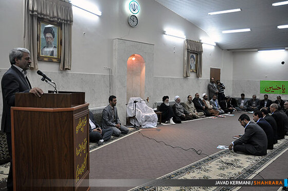 دیدار فرهنگیان با آیت الله علم الهدی امام جمعه مشهد مقدس