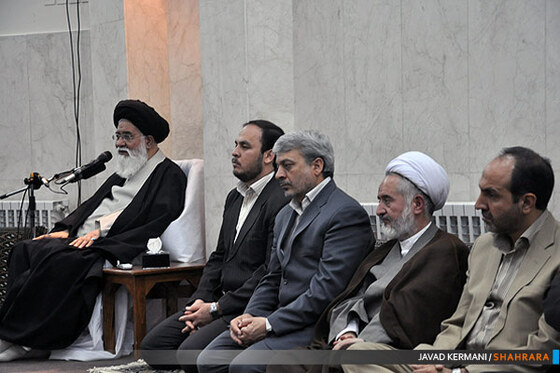 دیدار فرهنگیان با آیت الله علم الهدی امام جمعه مشهد مقدس