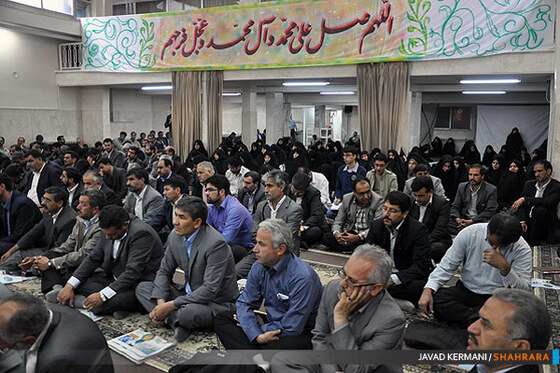 دیدار فرهنگیان با آیت الله علم الهدی امام جمعه مشهد مقدس