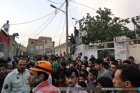 ریزش 4 منزل مسکونی در بلوار طبرسی 