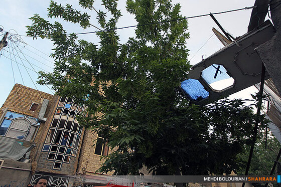 ریزش 4 منزل مسکونی در بلوار طبرسی 