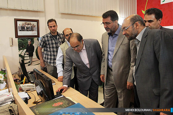 رونمایی از سایت جدید روزنامه شهرآرا توسط شهردار مشهد