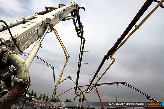 شکسته شدن رکورد جهانی بتن ریزی در مشهد