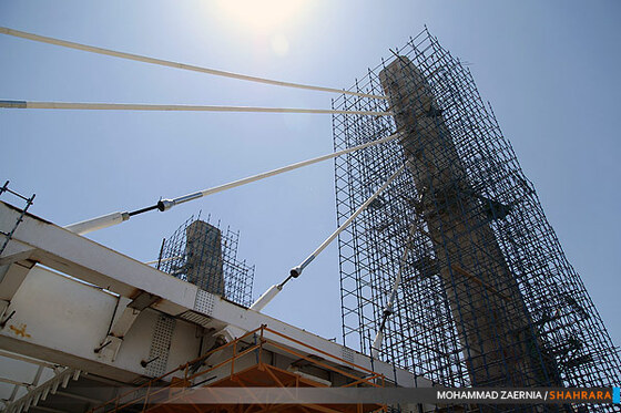 پیشرفت 85 درصدی تقاطع غیرهمسطح امام حسین(ع)