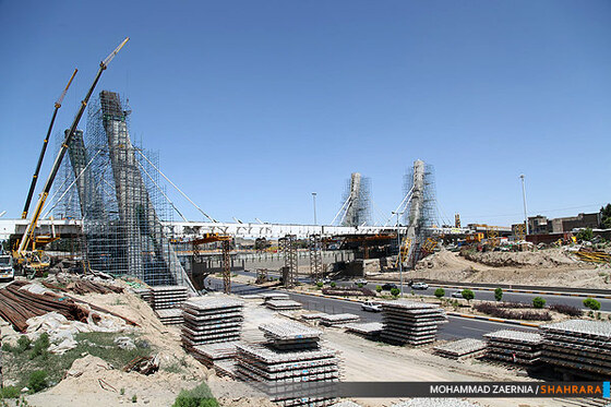 پیشرفت 85 درصدی تقاطع غیرهمسطح امام حسین(ع)