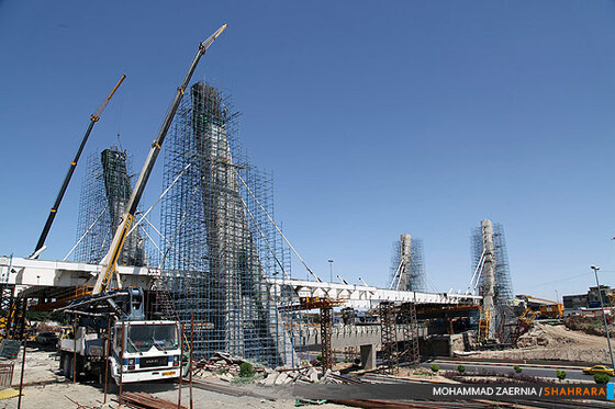 پیشرفت 85 درصدی تقاطع غیرهمسطح امام حسین(ع)