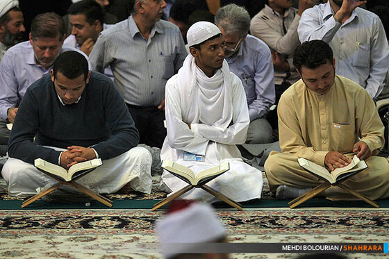 تلاوت قرآن کریم در مسجد گوهرشاد