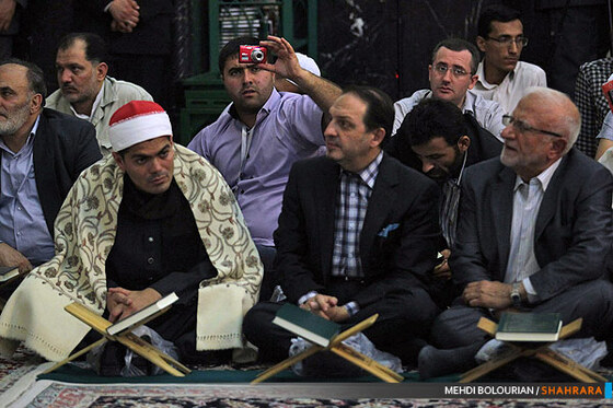 تلاوت قرآن کریم در مسجد گوهرشاد