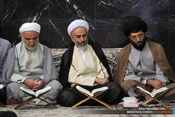 تلاوت قرآن کریم در مسجد گوهرشاد