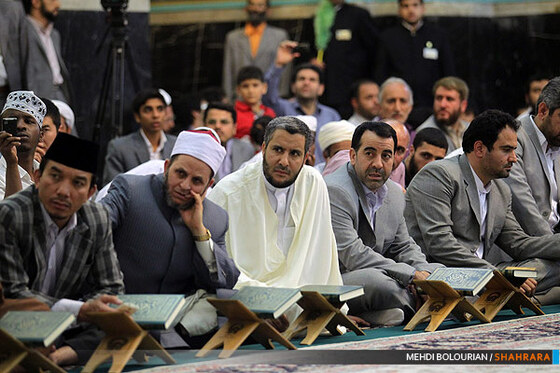 تلاوت قرآن کریم در مسجد گوهرشاد