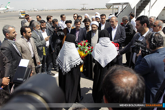 ورود رییس قوه قضاییه به مشهدمقدس