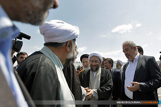 ورود رییس قوه قضاییه به مشهدمقدس