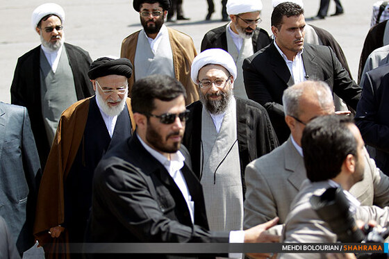 ورود رییس قوه قضاییه به مشهدمقدس
