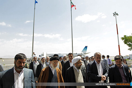 ورود رییس قوه قضاییه به مشهدمقدس