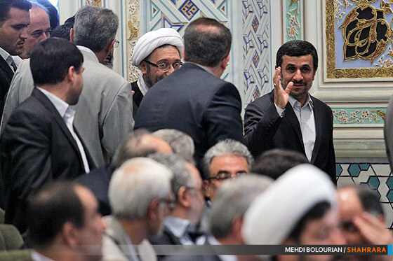 حضور محمود احمدی نژاد رییس جمهور در همایش سراسری قوه قضائیه