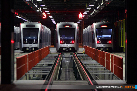 عملیات نگهداری و تعمیرات ناوگان قطار شهری