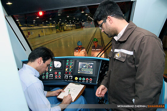 عملیات نگهداری و تعمیرات ناوگان قطار شهری