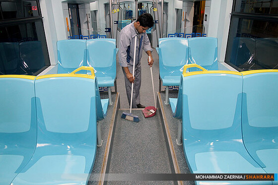 عملیات نگهداری و تعمیرات ناوگان قطار شهری