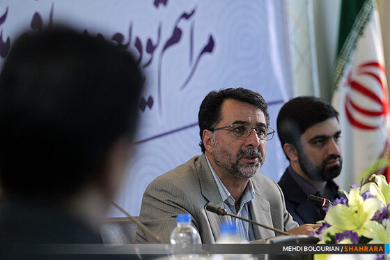 سخنراتی سید محمد پژمان شهردار مشهد در مراسم تودیع و معارفه مدیر مسئول روزنامه شهرآرا