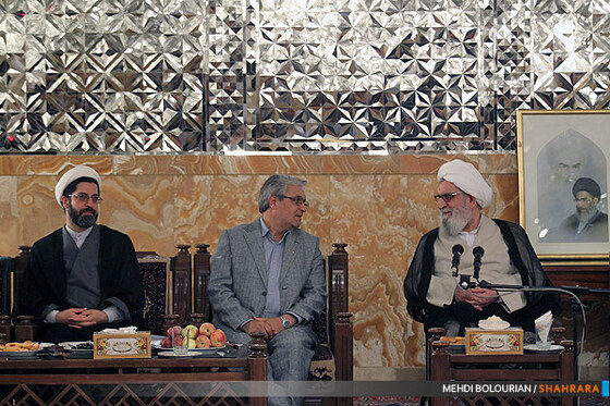 دیدار مجمع نمایندگان خراسان با آیت الله واعظ طبسی