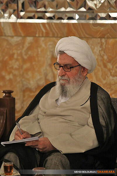 دیدار مجمع نمایندگان خراسان با آیت الله واعظ طبسی