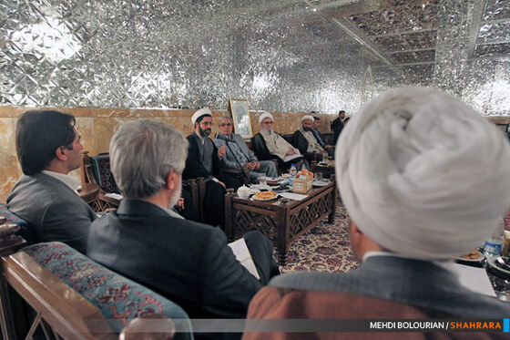 دیدار مجمع نمایندگان خراسان با آیت الله واعظ طبسی