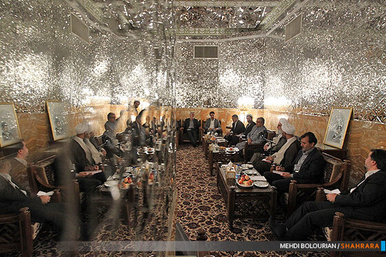 دیدار مجمع نمایندگان خراسان با آیت الله واعظ طبسی