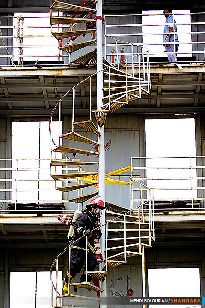 تمرینات ویژه آتش نشانان