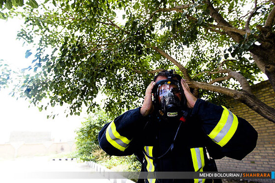 تمرینات ویژه آتش نشانان