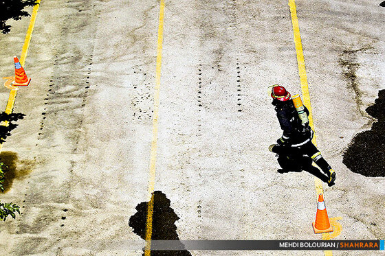 تمرینات ویژه آتش نشانان