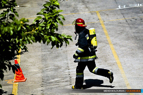 تمرینات ویژه آتش نشانان