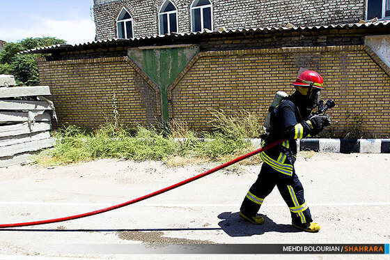 تمرینات ویژه آتش نشانان