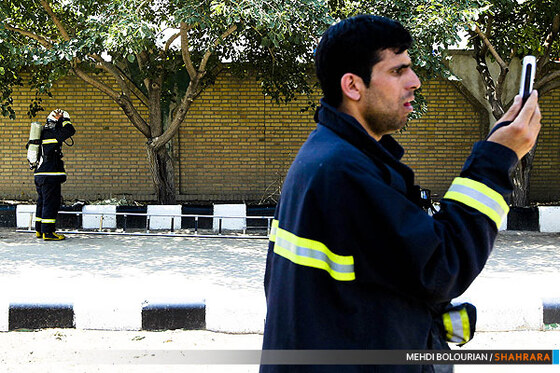 تمرینات ویژه آتش نشانان