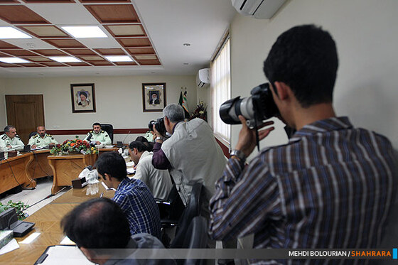 نشست خبری فرمانده انتظامی استان