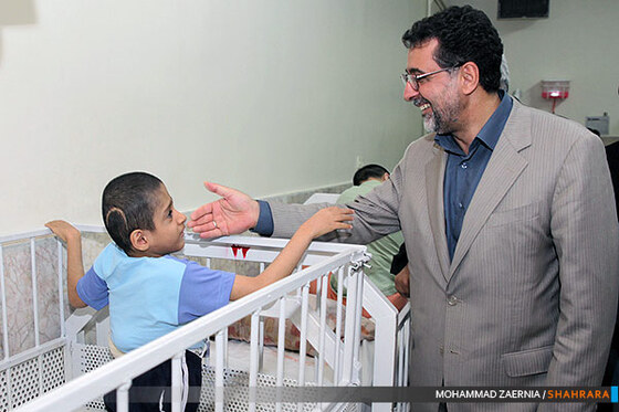 بازدید شهردار مشهد از آسایشگاه معلولین فیاض بخش