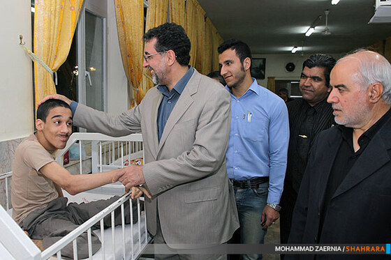 بازدید شهردار مشهد از آسایشگاه معلولین فیاض بخش