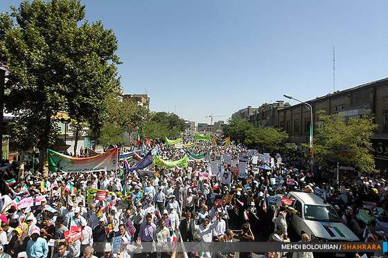 راهپیمایی روز جهانی قدس در مشهد
