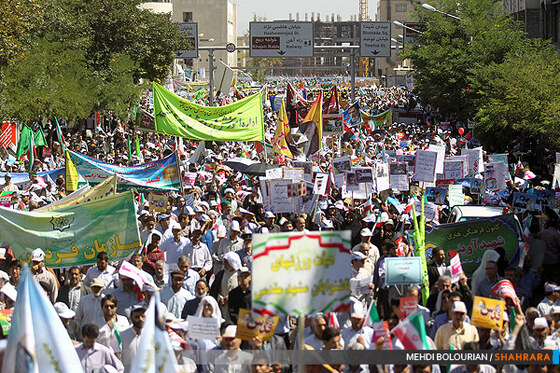 راهپیمایی روز جهانی قدس در مشهد