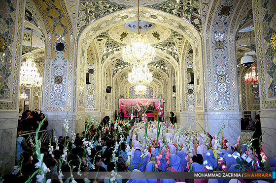 جشن شکوفه ها در حرم رضوی
