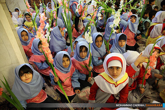 جشن شکوفه ها در حرم رضوی