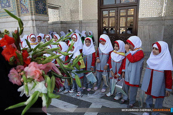 جشن شکوفه ها در حرم رضوی