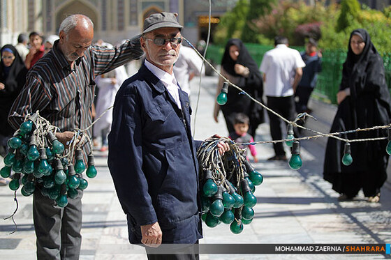 آذین بندی صحن و سرای حرم امام هشتم (ع)