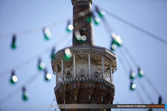 آذین بندی صحن و سرای حرم امام هشتم (ع)