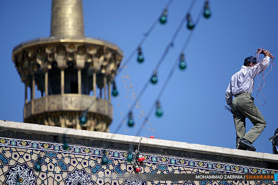 آذین بندی صحن و سرای حرم امام هشتم (ع)