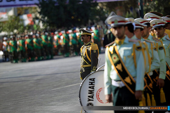 مراسم رژه نیروهای مسلح در هفته دفاع مقدس